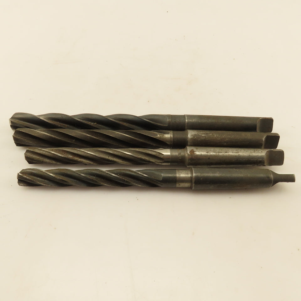 Msc. Spiral 4 Flute Hand Reamer 2MT Lot of 4