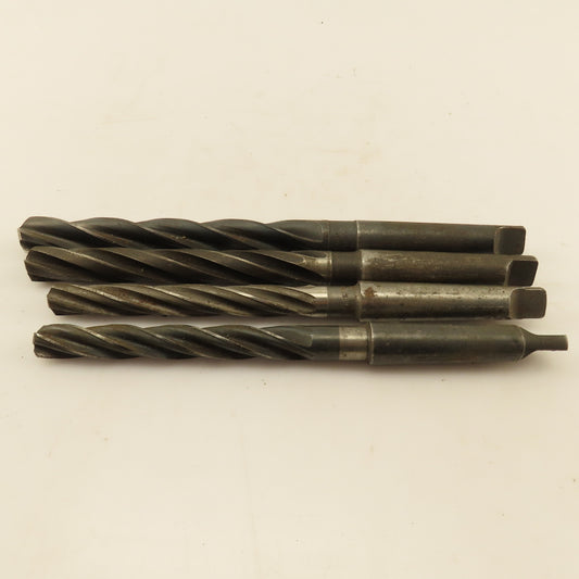 Msc. Spiral 4 Flute Hand Reamer 2MT Lot of 4