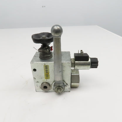 Accumulator Shut Off Block 24VDC Coil 0532004205 Relief Cartridge 1" ORB Ports