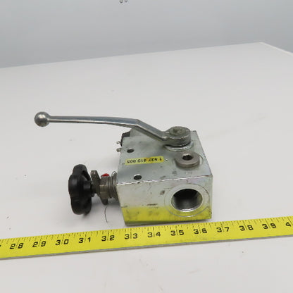 Accumulator Shut Off Block 24VDC Coil 0532004205 Relief Cartridge 1" ORB Ports