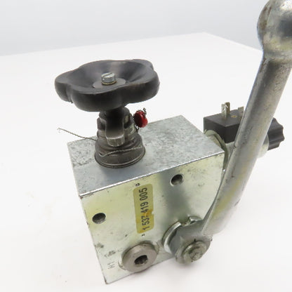 Accumulator Shut Off Block 24VDC Coil 0532004205 Relief Cartridge 1" ORB Ports