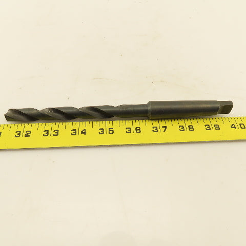 Michigan Drill 13mm 2MT Spiral 2 Flute HSS 200M 135° Drill Point Black Oxide
