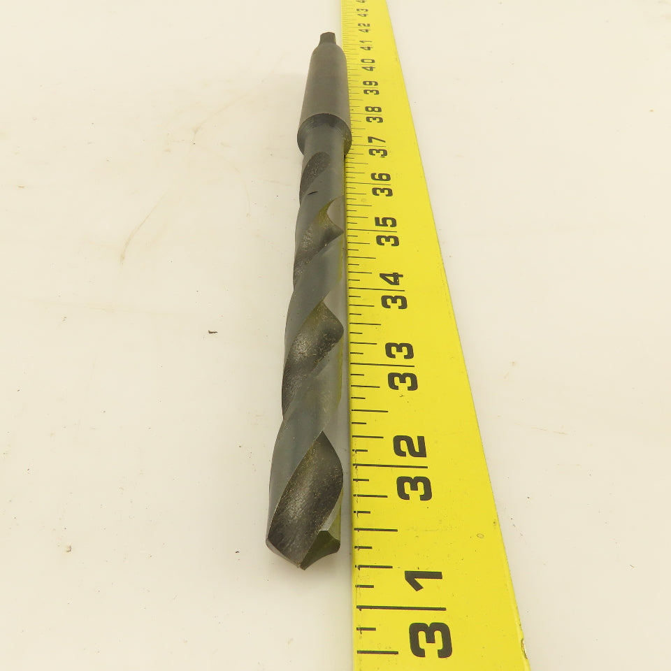 Michigan Drill 13mm 2MT Spiral 2 Flute HSS 200M 135° Drill Point Black Oxide