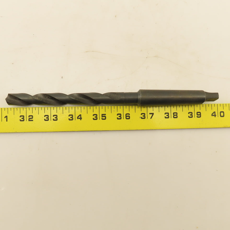 Michigan Drill 13mm 2MT Spiral 2 Flute HSS 200M 135° Drill Point Black Oxide