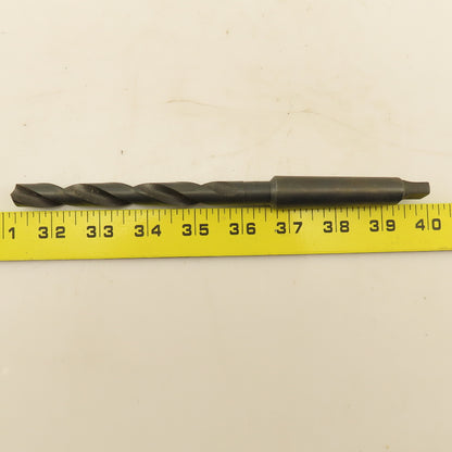 Michigan Drill 13mm 2MT Spiral 2 Flute HSS 200M 135° Drill Point Black Oxide
