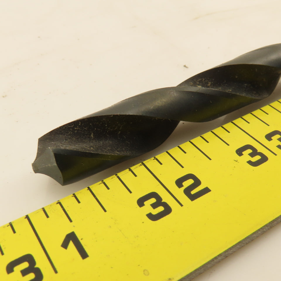 Michigan Drill 13mm 2MT Spiral 2 Flute HSS 200M 135° Drill Point Black Oxide
