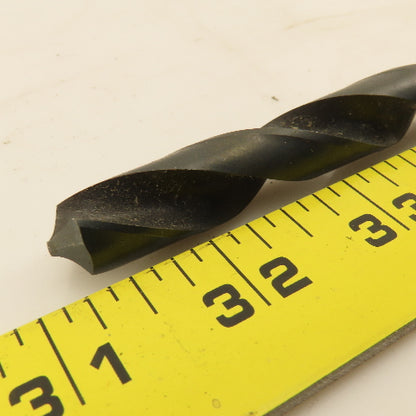 Michigan Drill 13mm 2MT Spiral 2 Flute HSS 200M 135° Drill Point Black Oxide