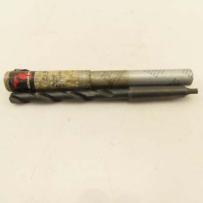 Michigan Drill 13mm 2MT Spiral 2 Flute HSS 200M 135° Drill Point Black Oxide
