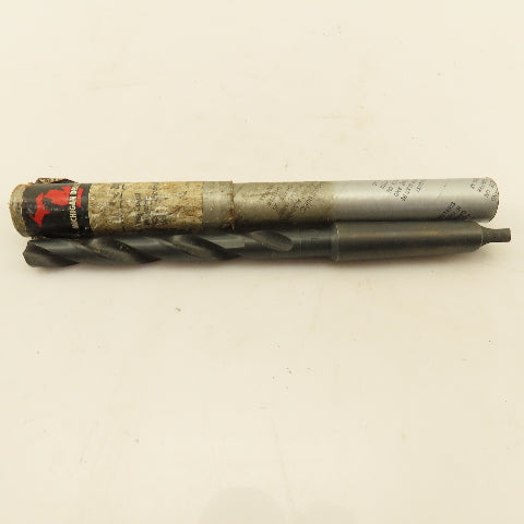 Michigan Drill 13mm 2MT Spiral 2 Flute HSS 200M 135° Drill Point Black Oxide