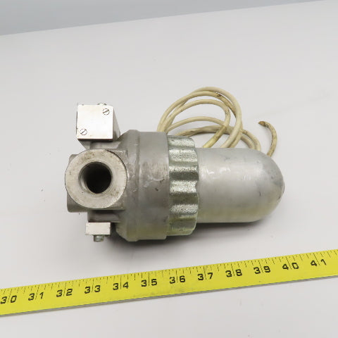 Fairey Arlon 3/4" NPT Hydraulic Filter Assembly W/ Pressure Switch 120V