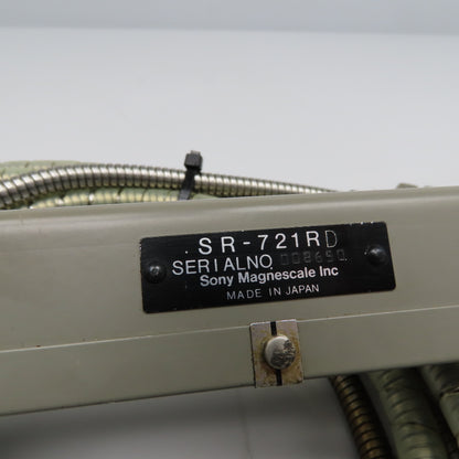 Sony Magnescale SR-721RD Linear Encoder Scale 200mm 10' Cable