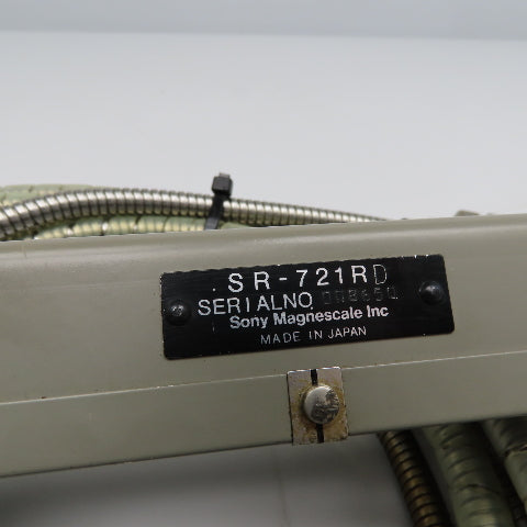 Sony Magnescale SR-721RD Linear Encoder Scale 200mm 10' Cable