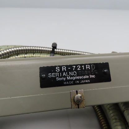 Sony Magnescale SR-721RD Linear Encoder Scale 200mm 10' Cable
