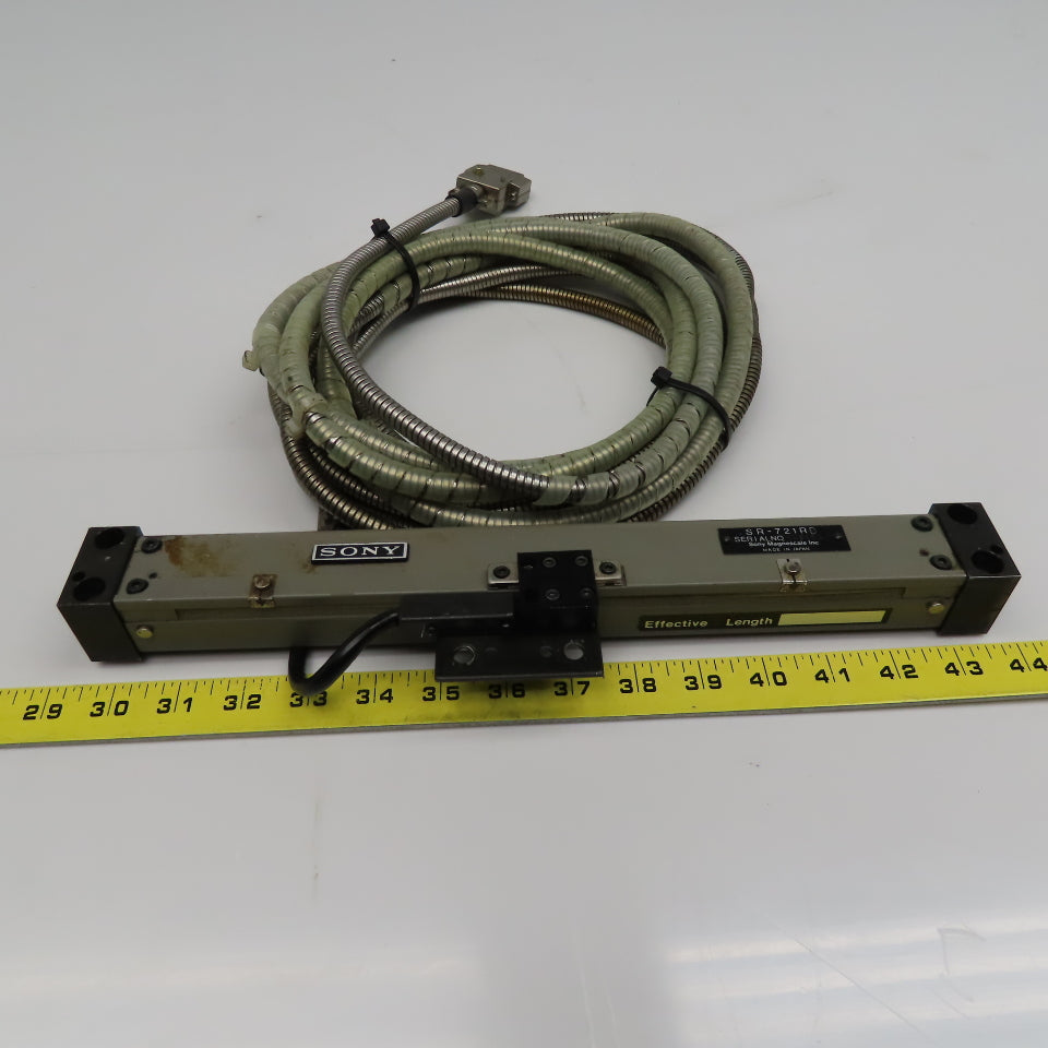Sony Magnescale SR-721RD Linear Encoder Scale 200mm 10' Cable ...