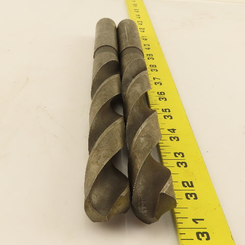 1-29/32" Straight Shank Drill Bit 118° Spiral 2 Flute 10-1/4" OAL Lot of 2