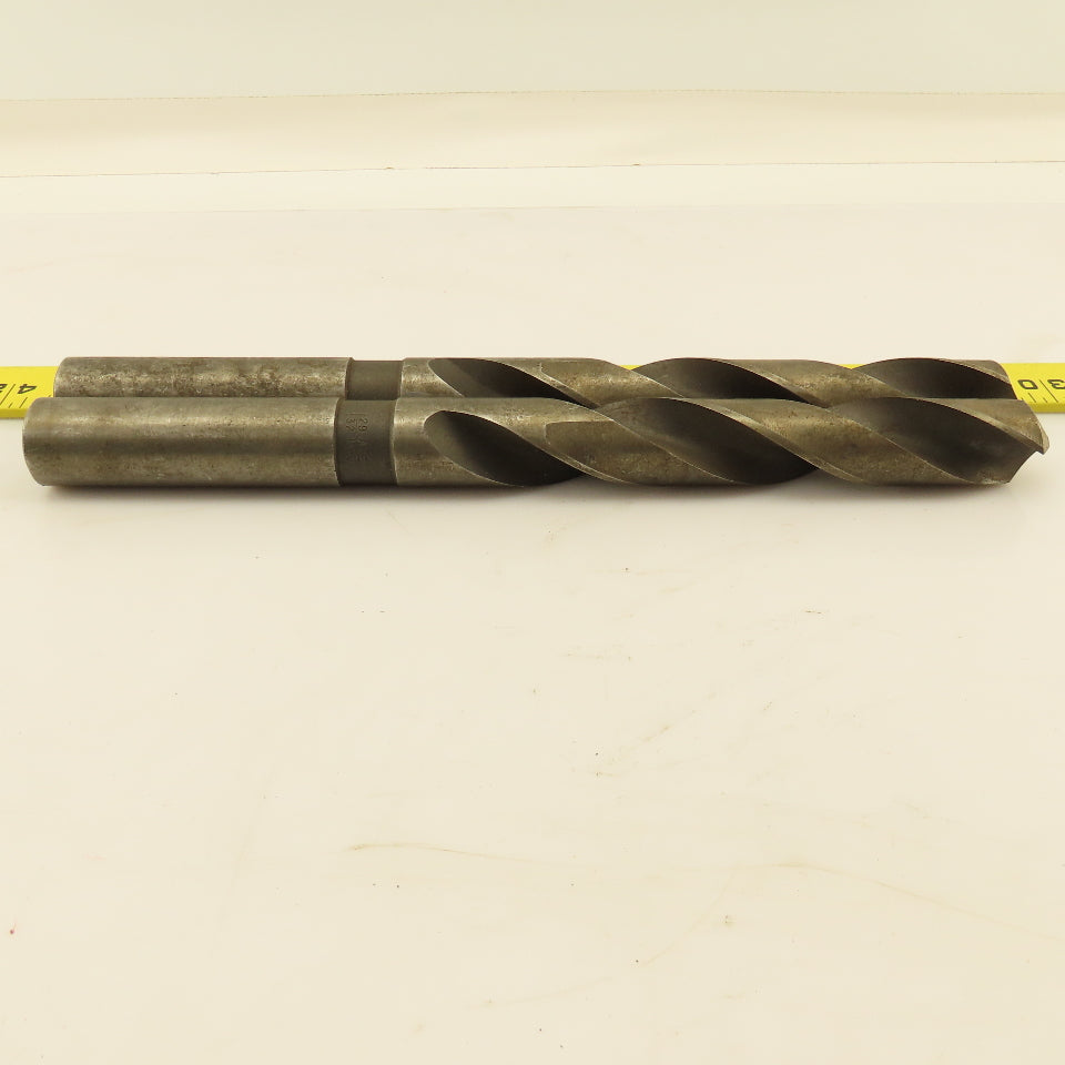 1-29/32" Straight Shank Drill Bit 118° Spiral 2 Flute 10-1/4" OAL Lot of 2