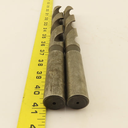 1-29/32" Straight Shank Drill Bit 118° Spiral 2 Flute 10-1/4" OAL Lot of 2