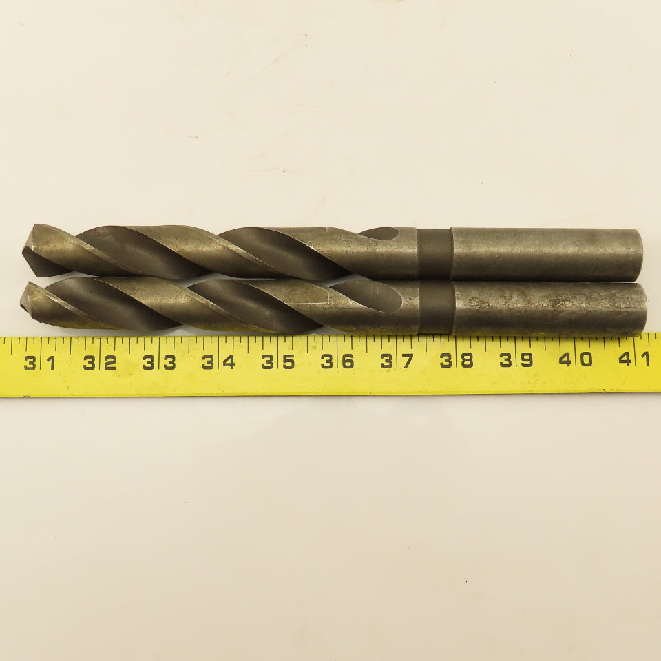 1-29/32" Straight Shank Drill Bit 118° Spiral 2 Flute 10-1/4" OAL Lot of 2