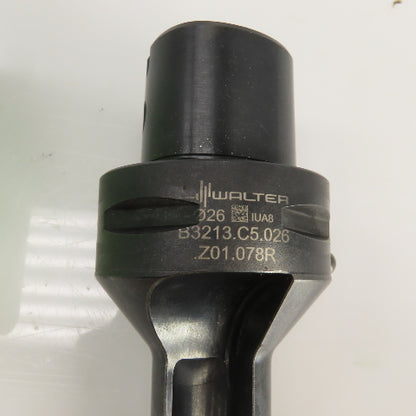 Walter B3213.C5.026.Z01.078R Indexable Drill Insert Holder Coolant Thru 26mm