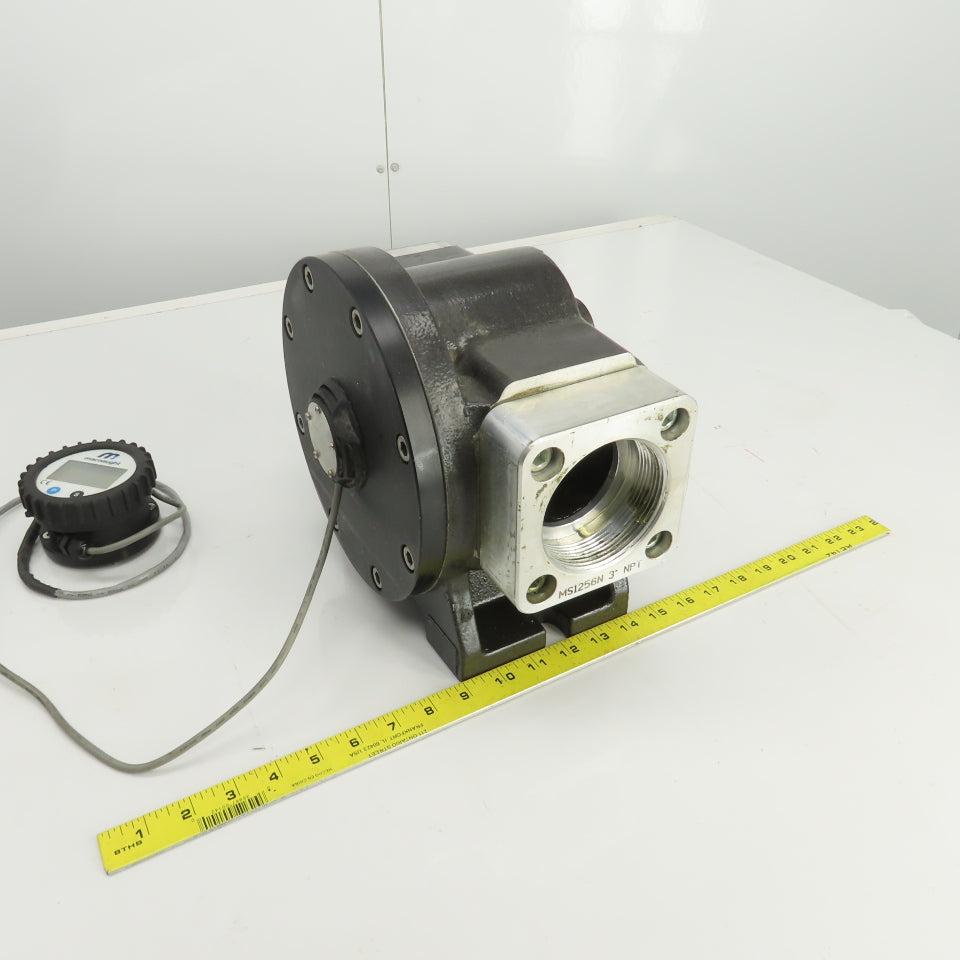 Macnaught MX75F-2SA Oval Gear Fuel and Oil Flow Meter 3" NPT Port 194GPM 175PSI