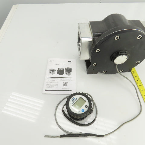 Macnaught MX75F-2SA Oval Gear Fuel and Oil Flow Meter 3" NPT Port 194GPM 175PSI