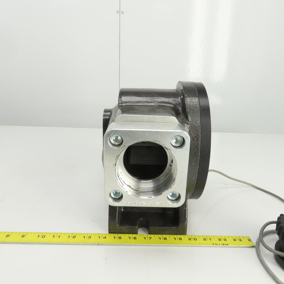 Macnaught MX75F-2SA Oval Gear Fuel and Oil Flow Meter 3" NPT Port 194GPM 175PSI