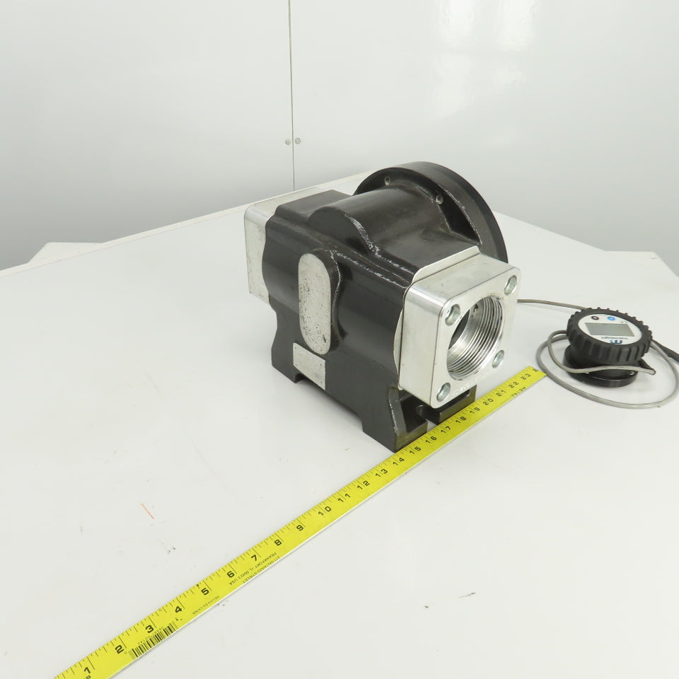 Macnaught MX75F-2SA Oval Gear Fuel and Oil Flow Meter 3" NPT Port 194GPM 175PSI