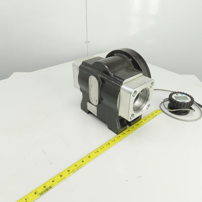 Macnaught MX75F-2SA Oval Gear Fuel and Oil Flow Meter 3" NPT Port 194GPM 175PSI