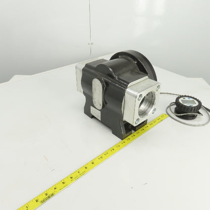 Macnaught MX75F-2SA Oval Gear Fuel and Oil Flow Meter 3" NPT Port 194GPM 175PSI