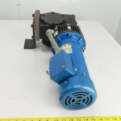 Hub City 0221-11414-217 30:1R  Gear Reducer W/Brake & 90VDC 1HP Motor 58RPM Out