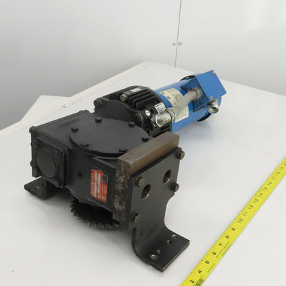 Hub City 0221-11414-217 30:1R  Gear Reducer W/Brake & 90VDC 1HP Motor 58RPM Out