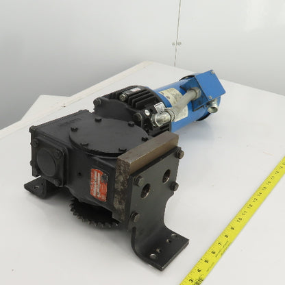 Hub City 0221-11414-217 30:1R  Gear Reducer W/Brake & 90VDC 1HP Motor 58RPM Out