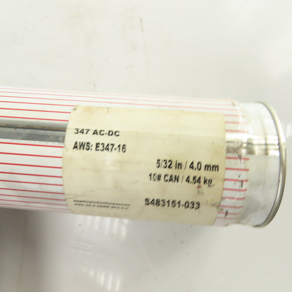 McKay S483151-033 AWS:E347-16 Stainless Welding Electrodes 5/32" x 14" 5LBS