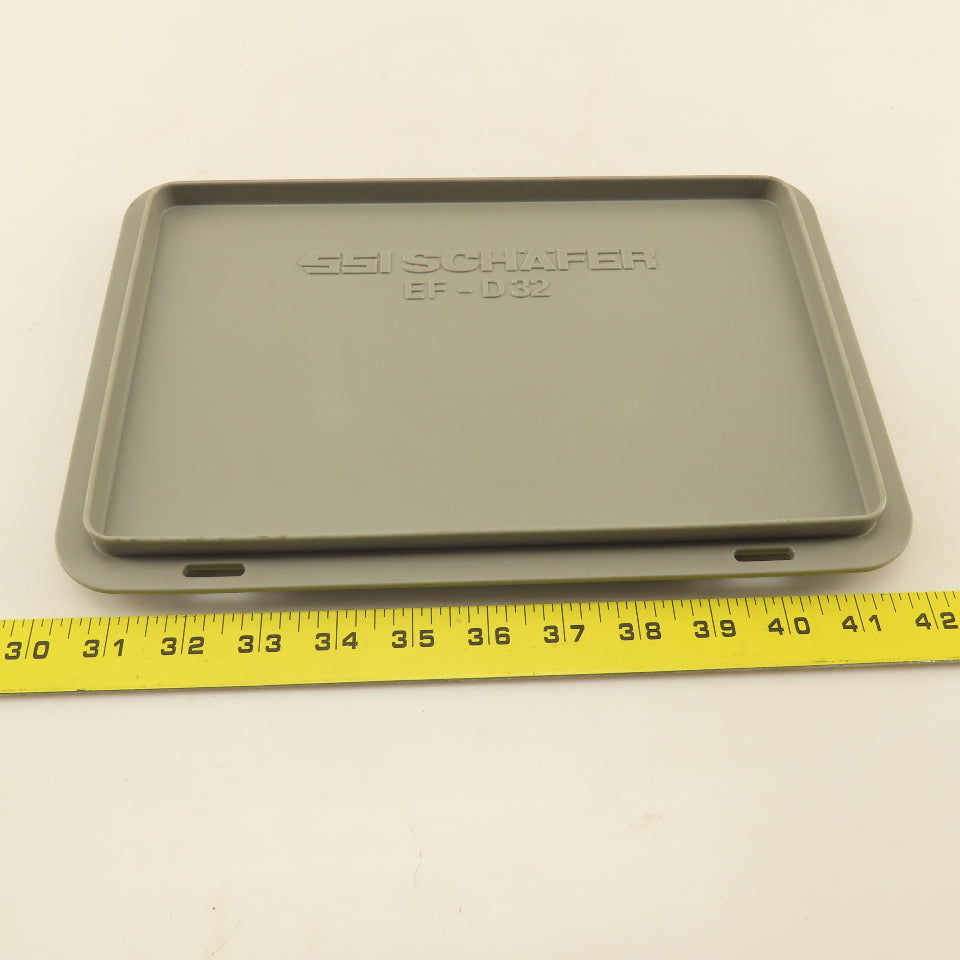 SSI Schafer EFD-D32 Straight Wall Stackable Container Lid Lot of 35