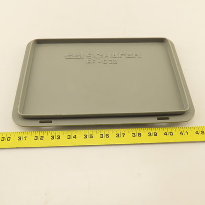 SSI Schafer EFD-D32 Straight Wall Stackable Container Lid Lot of 35