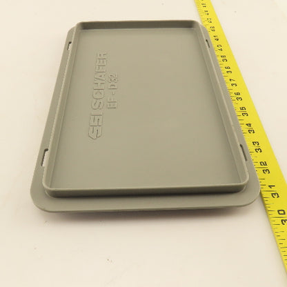 SSI Schafer EFD-D32 Straight Wall Stackable Container Lid Lot of 35