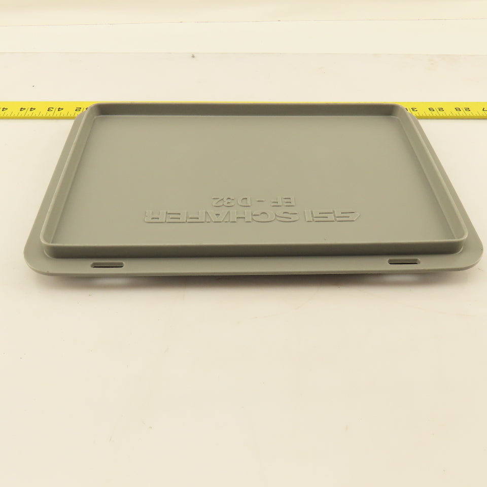 SSI Schafer EFD-D32 Straight Wall Stackable Container Lid Lot of 35
