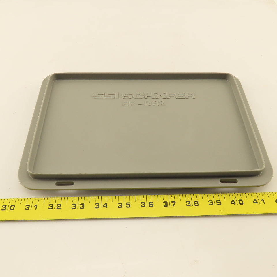 SSI Schafer EFD-D32 Straight Wall Stackable Container Lid Lot of 35