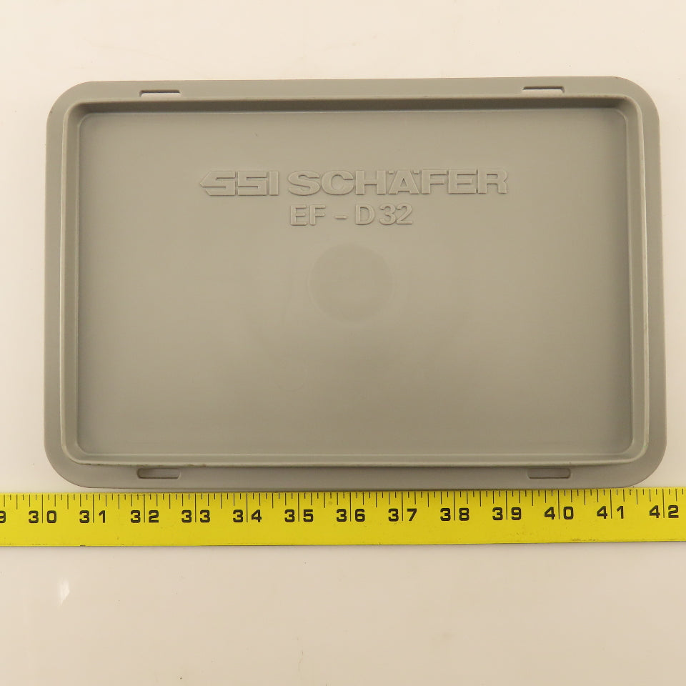 SSI Schafer EFD-D32 Straight Wall Stackable Container Lid Lot of 35