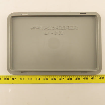 SSI Schafer EFD-D32 Straight Wall Stackable Container Lid Lot of 35