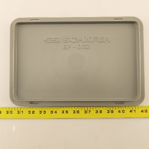 SSI Schafer EFD-D32 Straight Wall Stackable Container Lid Lot of 35