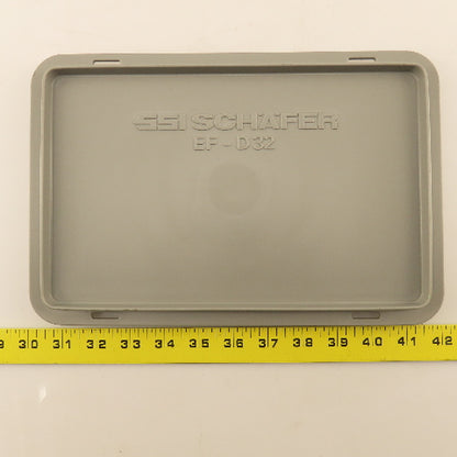 SSI Schafer EFD-D32 Straight Wall Stackable Container Lid Lot of 35