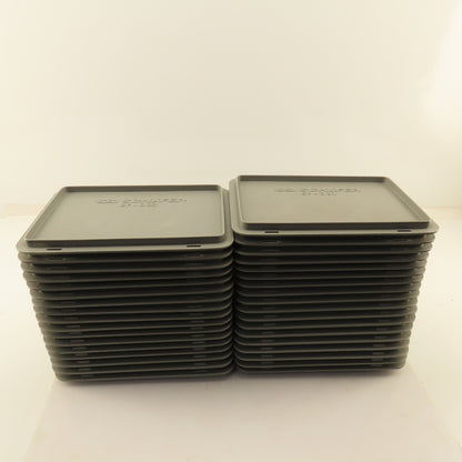 SSI Schafer EFD-D32 Straight Wall Stackable Container Lid Lot of 35