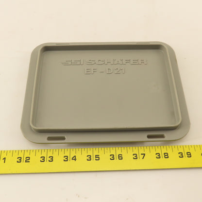 SSI Schafer EF-D21 Straight Wall Stackable Container Lid Lot of 82