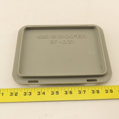 SSI Schafer EF-D21 Straight Wall Stackable Container Lid Lot of 82