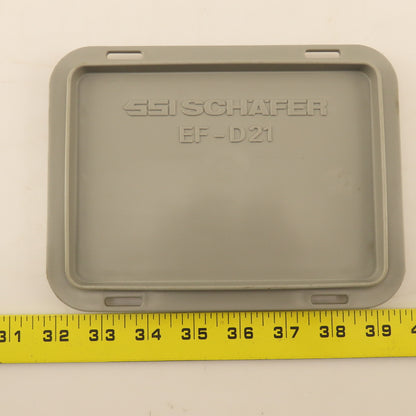 SSI Schafer EF-D21 Straight Wall Stackable Container Lid Lot of 82