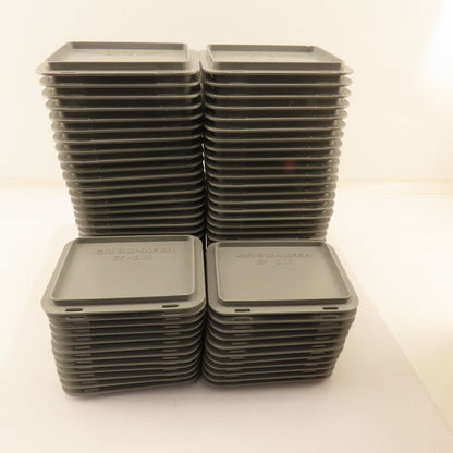 SSI Schafer EF-D21 Straight Wall Stackable Container Lid Lot of 82