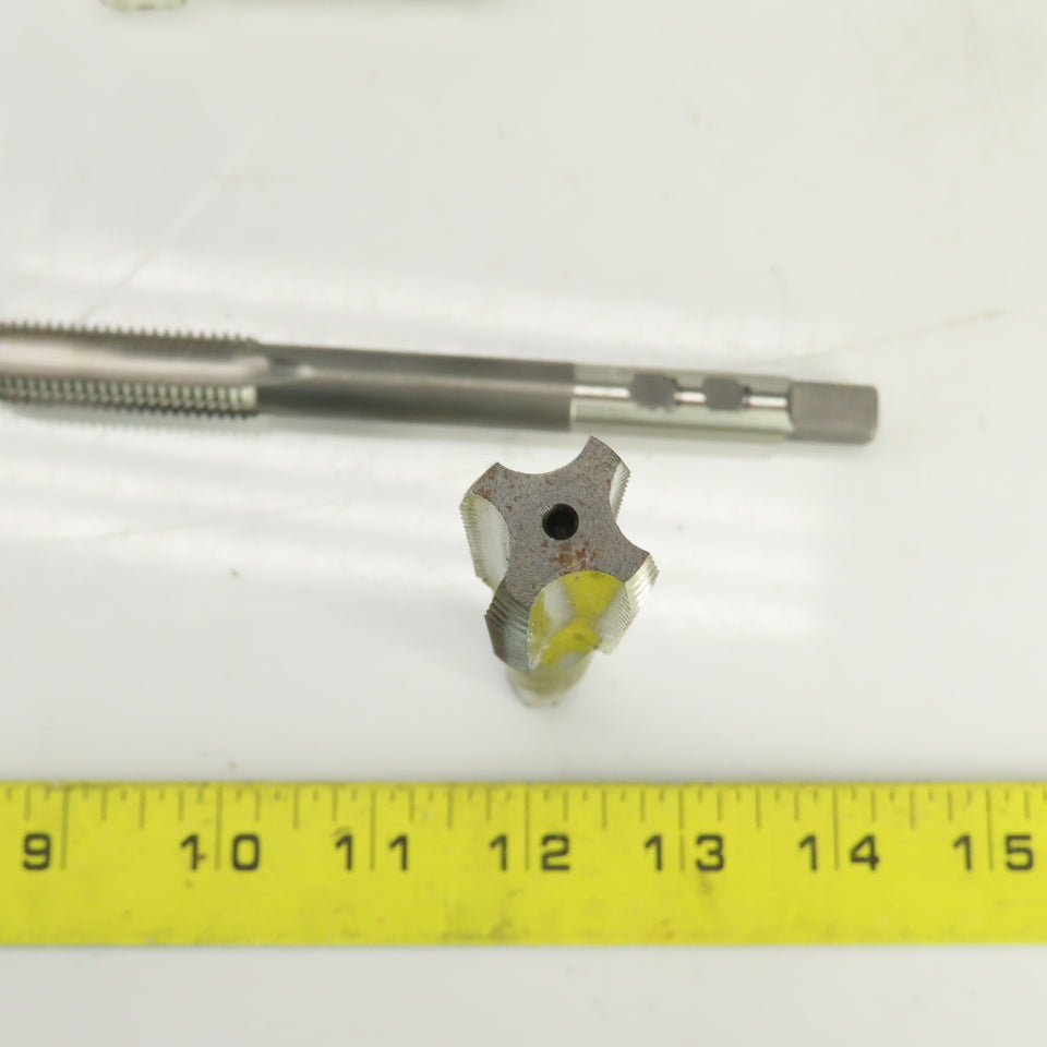 M16 x 2 Metric Right Hand Straight 4 Flute Plug Tap HSS D-7 9mm Shank USA Lot/2