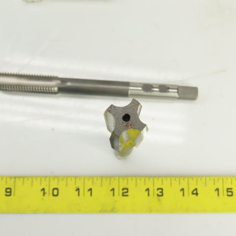 M16 x 2 Metric Right Hand Straight 4 Flute Plug Tap HSS D-7 9mm Shank USA Lot/2