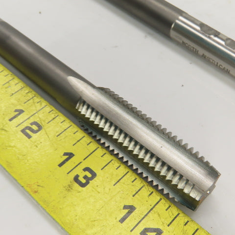 M16 x 2 Metric Right Hand Straight 4 Flute Plug Tap HSS D-7 9mm Shank USA Lot/2